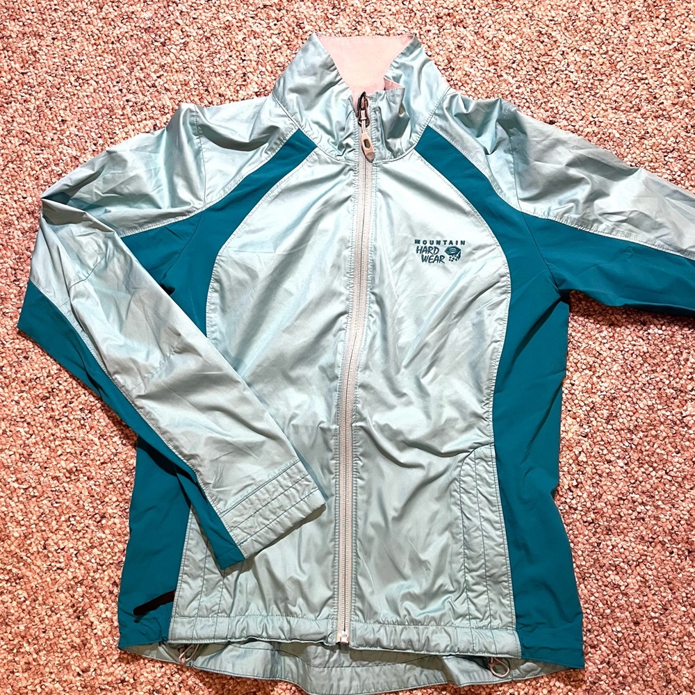 Mountain Hardwear Women’s Teal and Silver Jacket